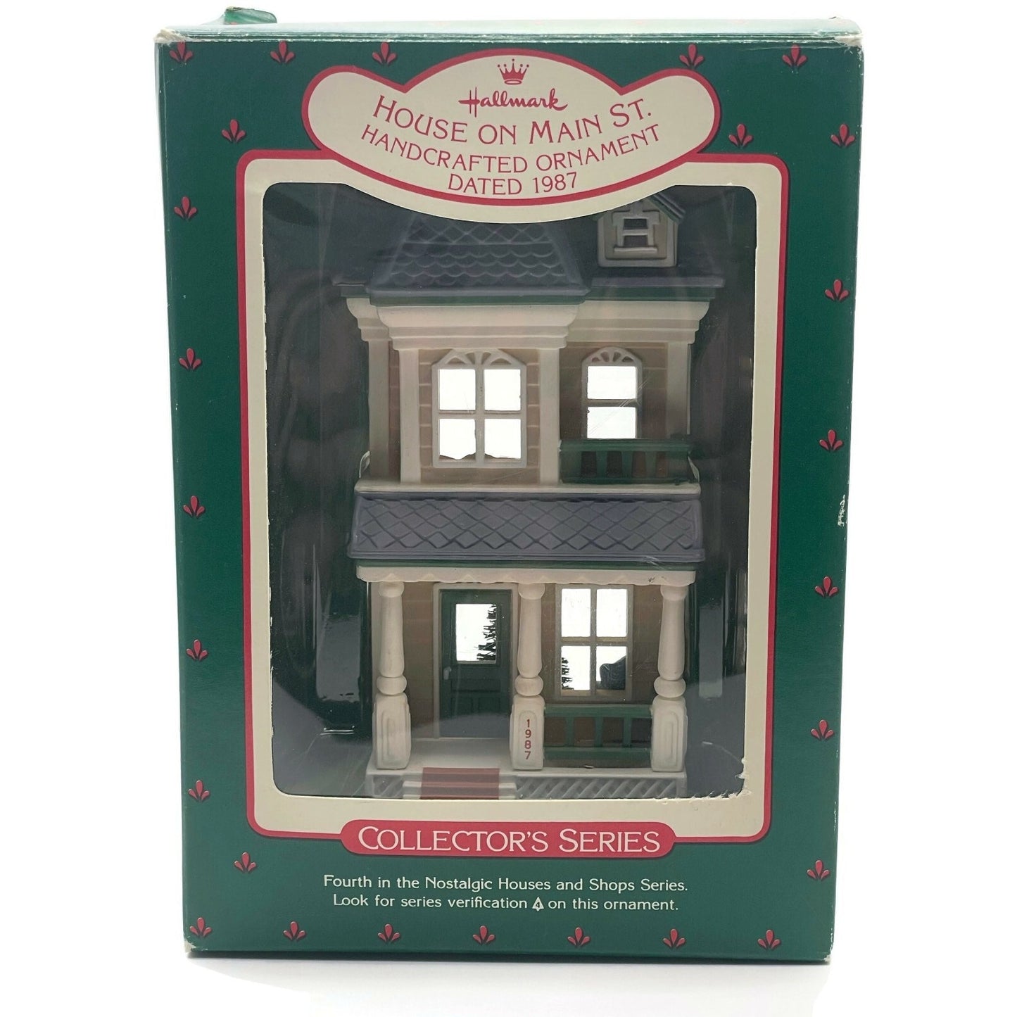 Hallmark House on Main Street Village 1987 Nostalgic Christmas Keepsake Ornament