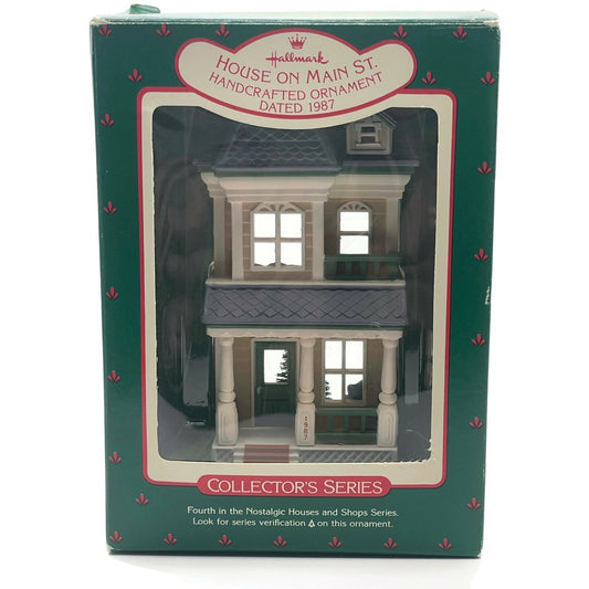 Hallmark House on Main Street Village 1987 Nostalgic Christmas Keepsake Ornament
