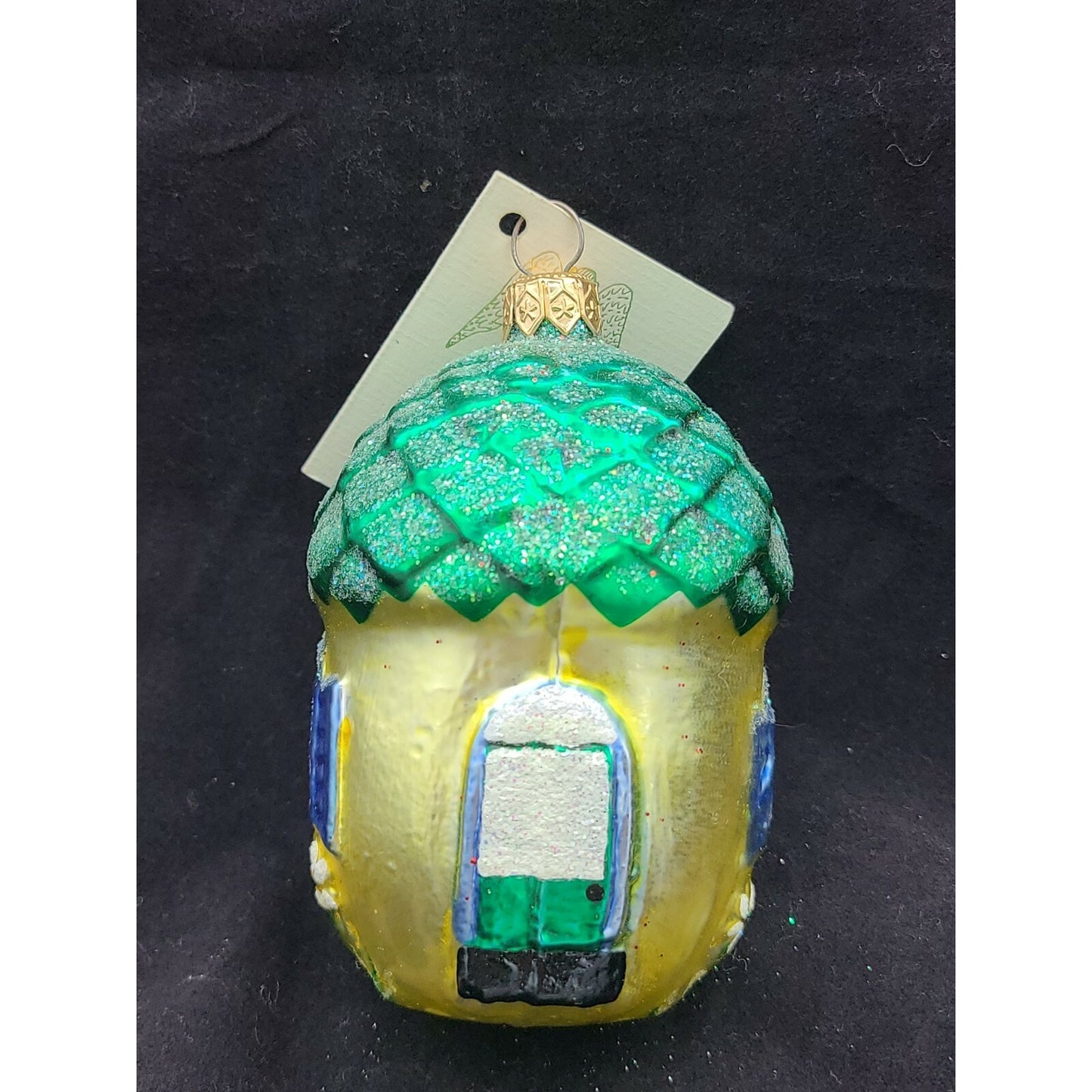 Patricia Breen Summer Acorn House No Garland Flowers Christmas Tree Ornament