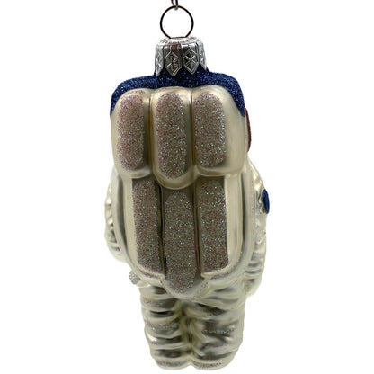 Patricia Breen A Walk on the Moon Spaceman Silver Astronaut Christmas Ornament