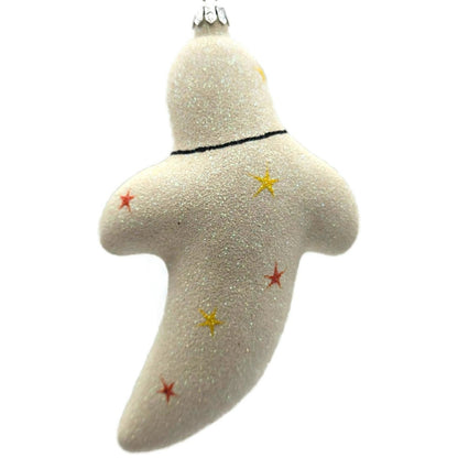 Patricia Breen Very Grand Ghost Pearl White Pumpkin Stars Halloween Ornament