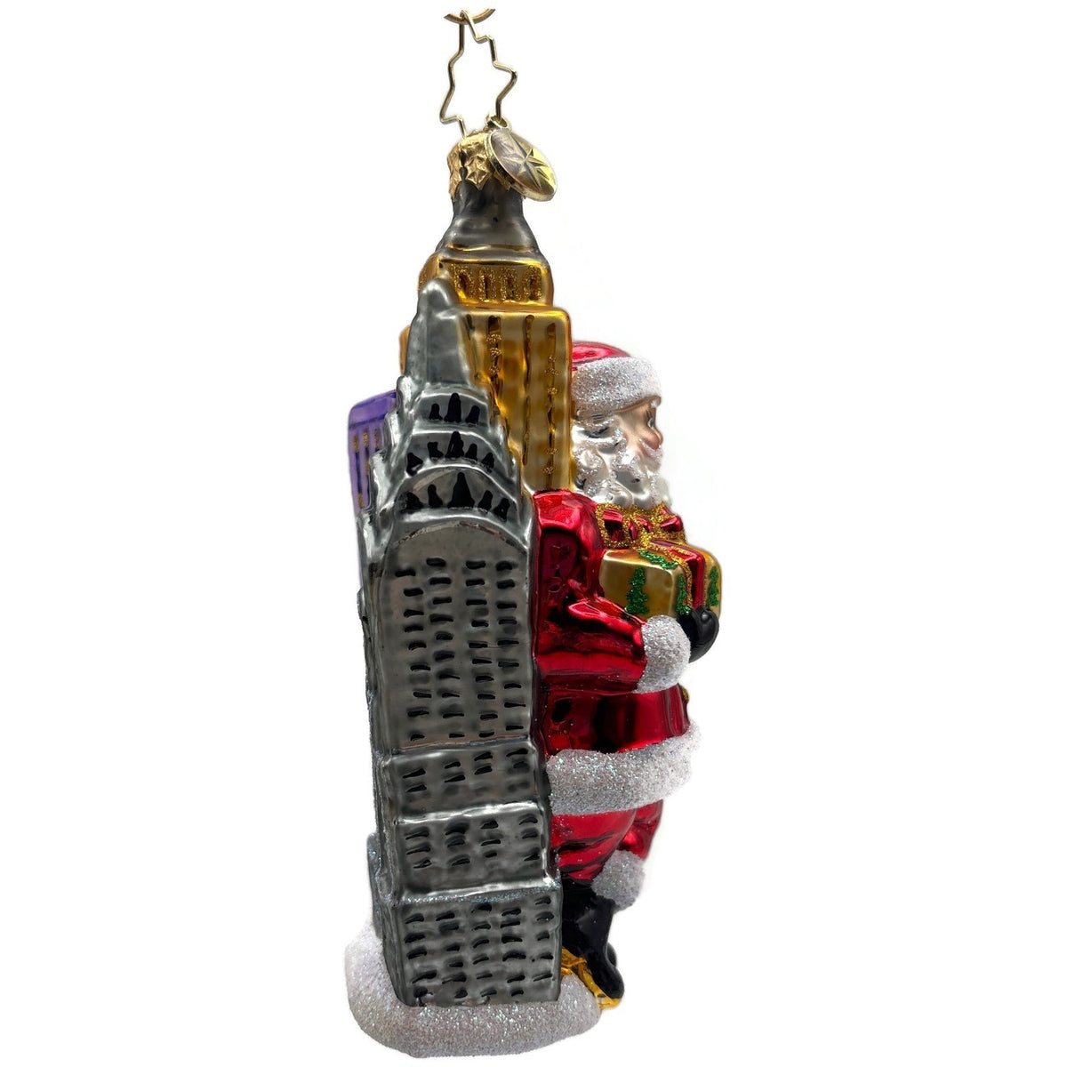Christopher Radko Herald Square Santa Claus Glass Christmas Ornament 3012918