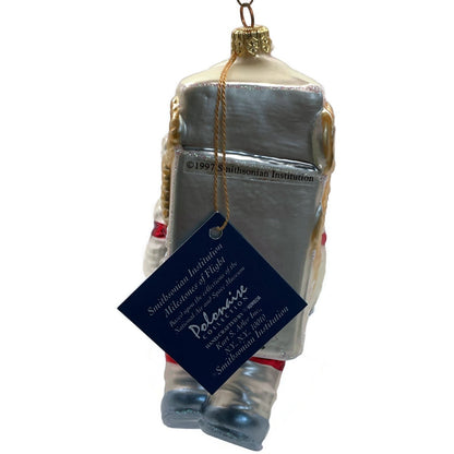 Astronaut Space Man Christmas Ornament Glass Polonaise Smithsonian Institute
