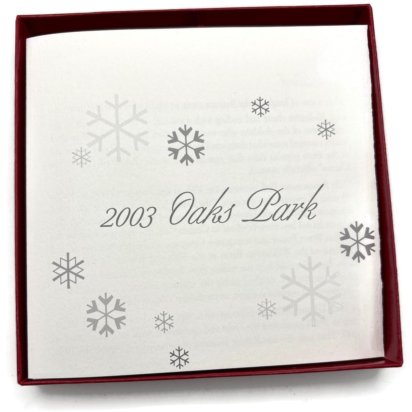 Portland Ornament 2003 Oaks Park Gold Michael Allen Harrison Holiday Jazz CD