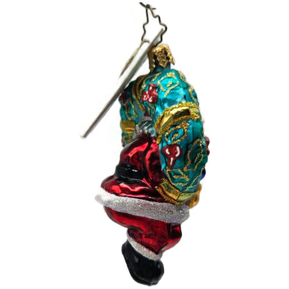 Christopher Radko I've Been Framed Little Gems Santa Christmas Ornament 1011241
