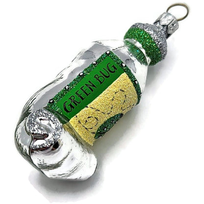 Patricia Breen Miniature Paint Tube Green Bug Rolled Spring Christmas Ornament