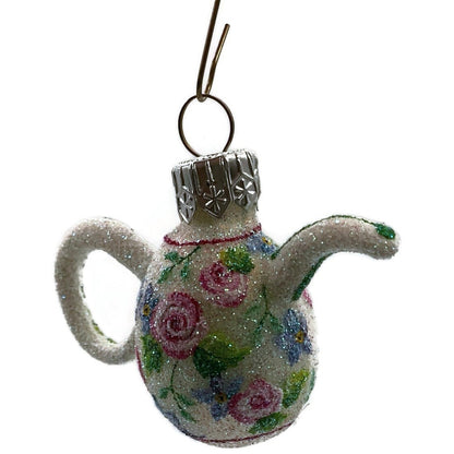 Patricia Breen Ornament Miniature Egg Surprise Teapot Easter Spring Christmas