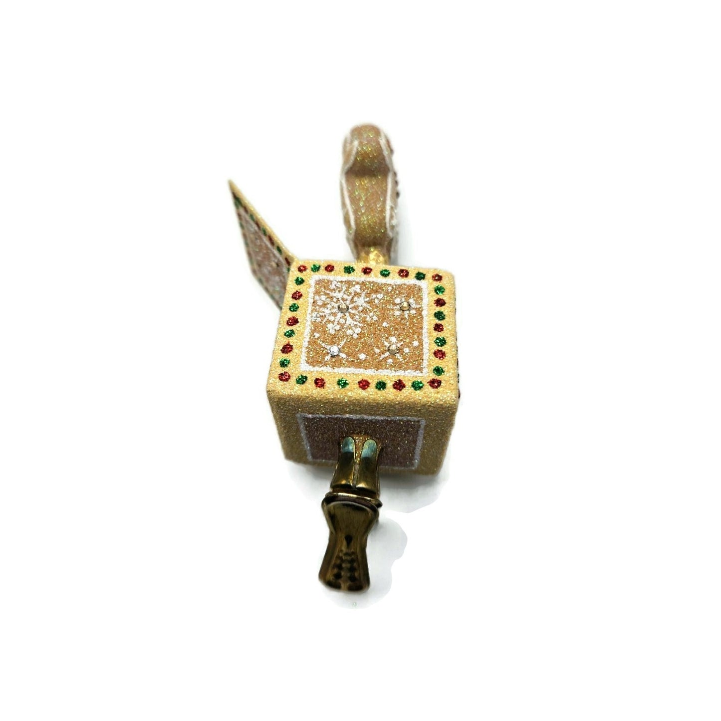 Patricia Breen Jolly Surprise Ginberboy Gingerbread Clip Christmas Tree Ornament