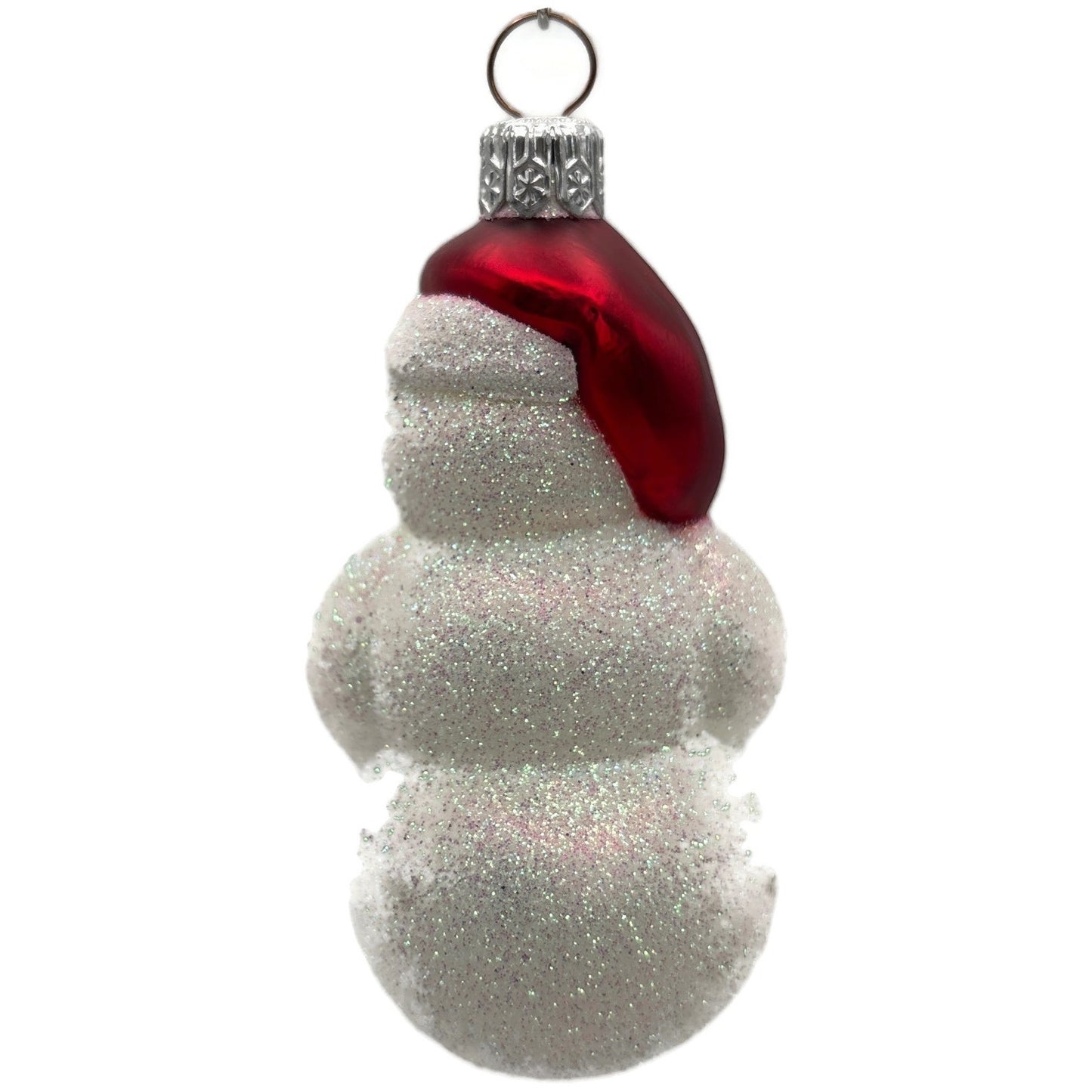 Patricia Breen Loving Snowman White Red Hearts Valentines Day Christmas Ornament