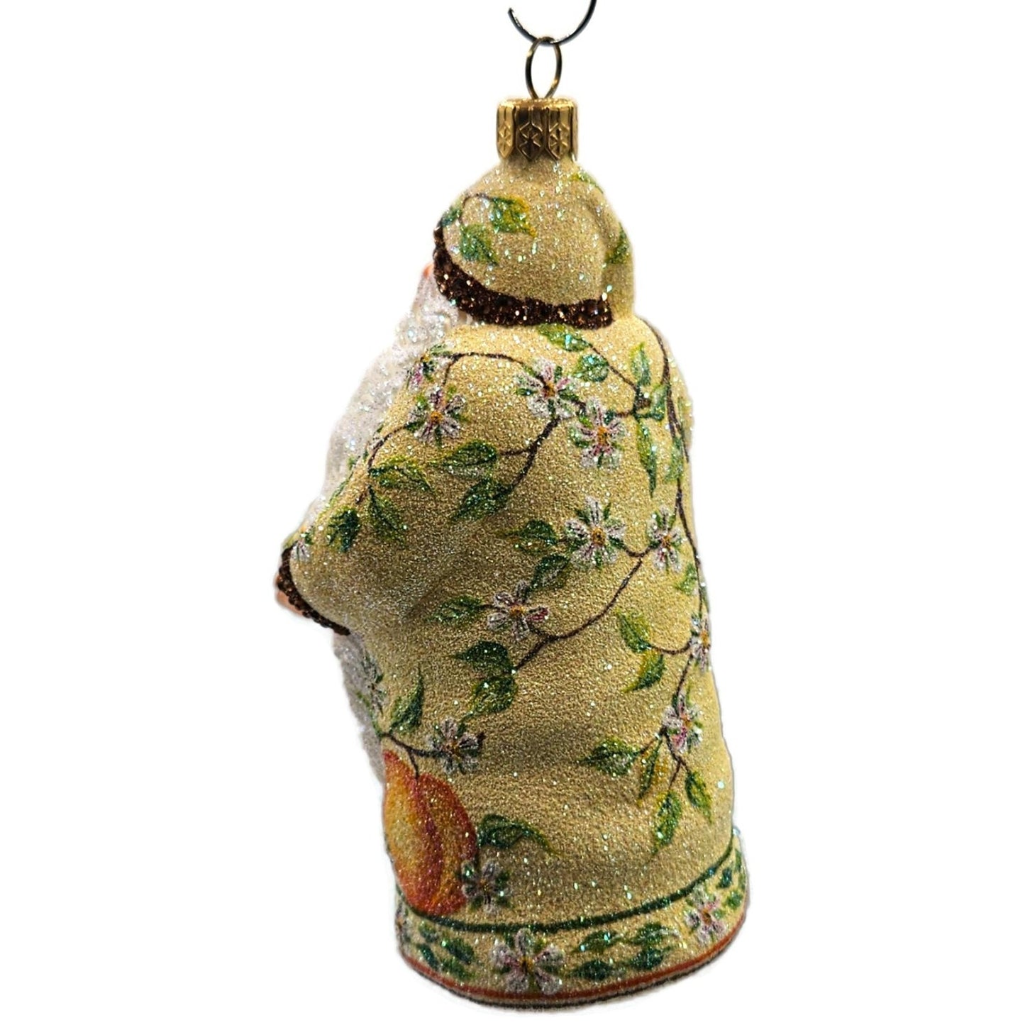 Patricia Breen Connaught Santa Peaches Spring Tea Party Christmas Tree Ornament