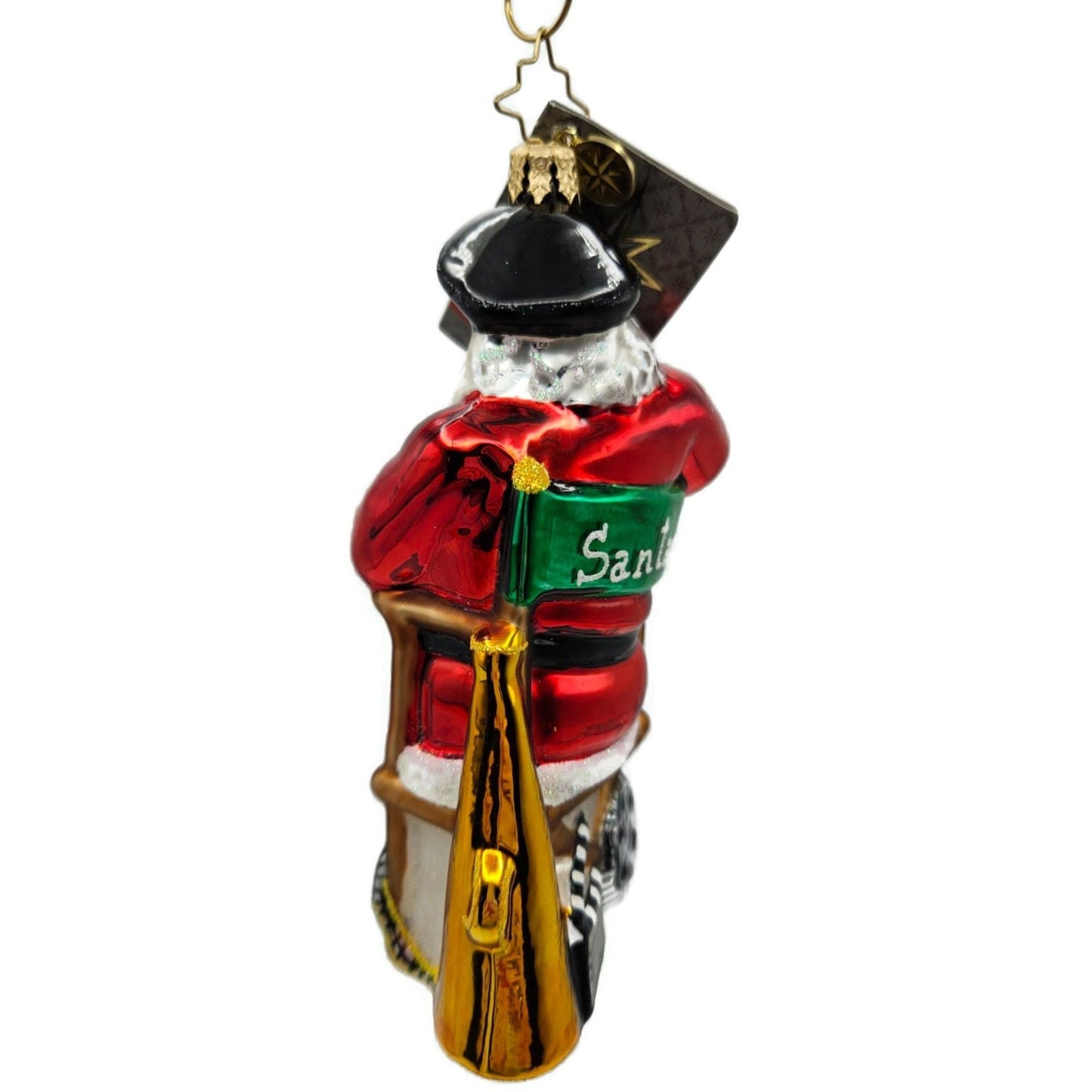 Christopher Radko Hollywood Ho Ho Ho Director Santa Christmas Ornament 1015283