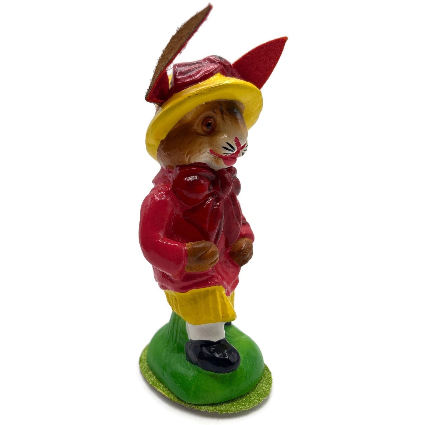 Christopher Radko Ino Schaller Papier Mache Bunny Rabbit Easter Figurine