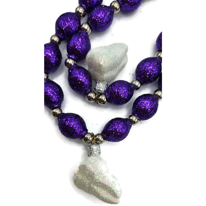 Patricia Breen Tooth Garland White Purple One of a Kind Complimentary Ornament