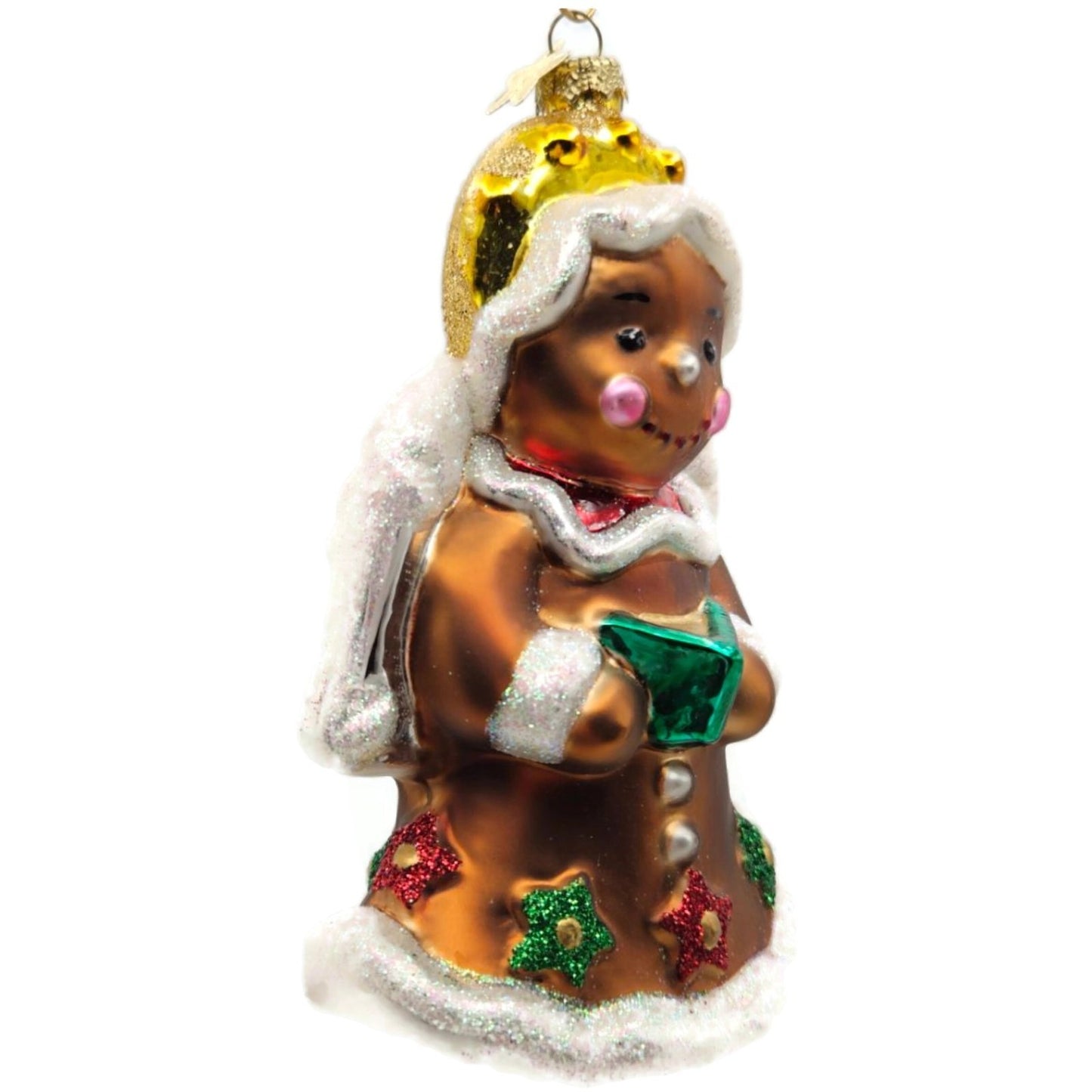 Gingerbread Angel Glass OWC Holiday Christmas Tree Ornament Old World Christmas