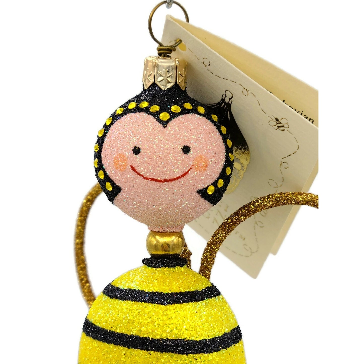 Patricia Breen Connies Bee Kinley Kinetics Spring Easter Gold Holiday Ornament