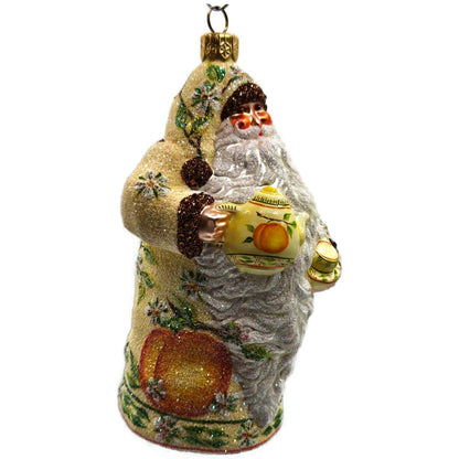 Patricia Breen Connaught Santa Peaches Spring Tea Party Christmas Tree Ornament