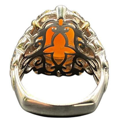 Gems En Vogue II Jewelry Set Italian Shell Cameo Flower Necklace Earrings Ring