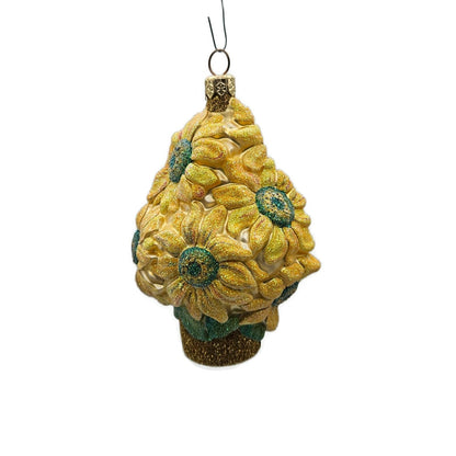 Patricia Breen Sunflower Topiary Yellow Art Floral Spring Christmas Ornament