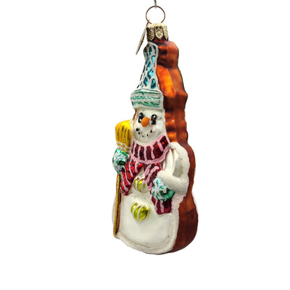 Christopher Radko Cookie Cut Frosty Gem Snowman Christmas Tree Ornament 0107800