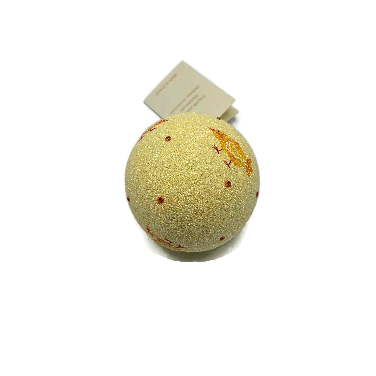 Patricia Breen Chick Egg Yellow Blown Glass Easter Christmas Tree Ornament