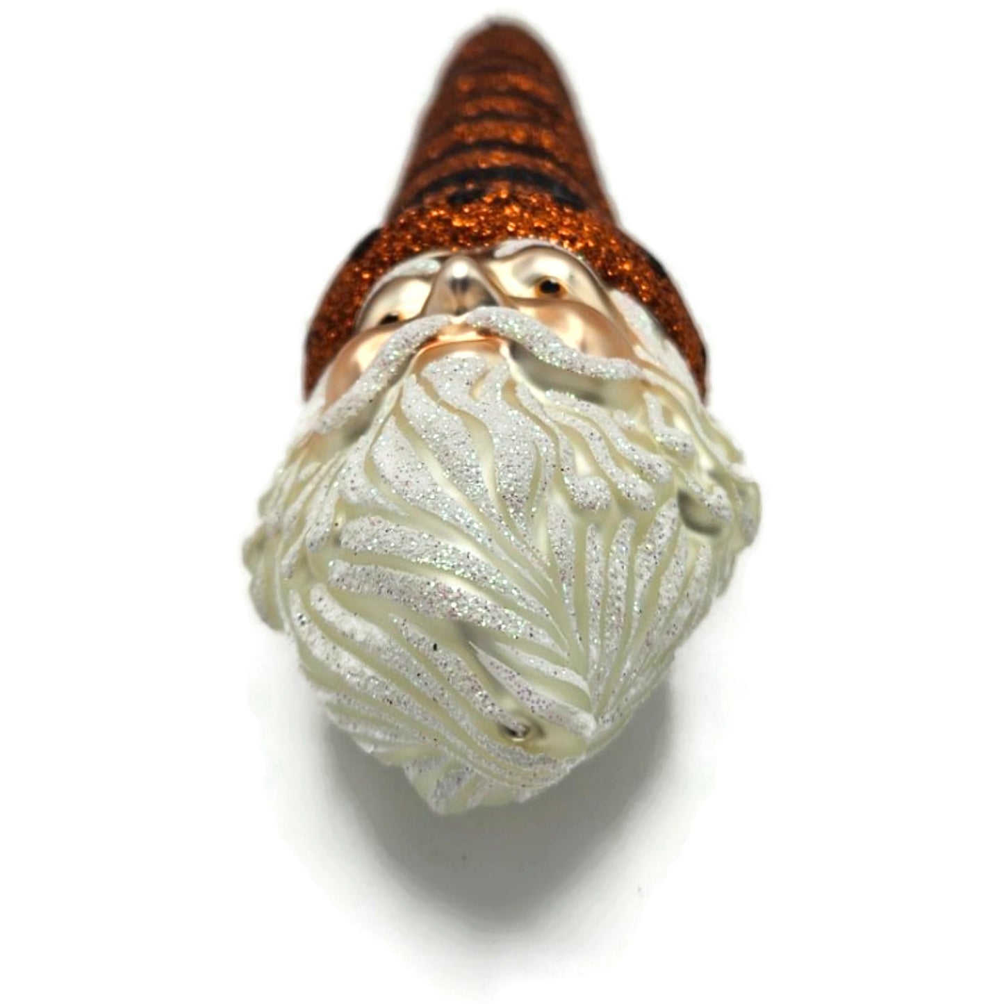 Patricia Breen Sucre Santa Halloween Black Orange Stripe Christmas Ornament 2038