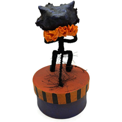 Rucus Studio Scott Smith Brat Cat Halloween Purple Black Figure Candy Box Decor