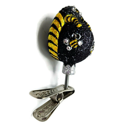 Patricia Breen Ultra Miniature Chameleon Crystal Wings Bees Clip Ornament 2550