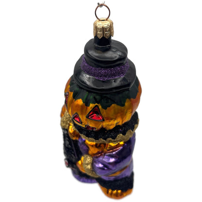 Slavic Treasures Jack's Bat Pumpkin Jack-o-Lantern Halloween Ornament 00-270-A