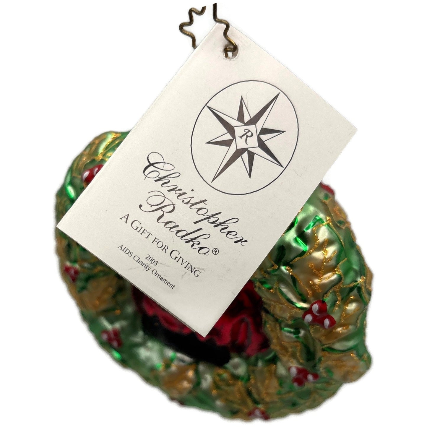 Christopher Radko A Gift For Giving Santa Christmas Tree Ornament 1010306