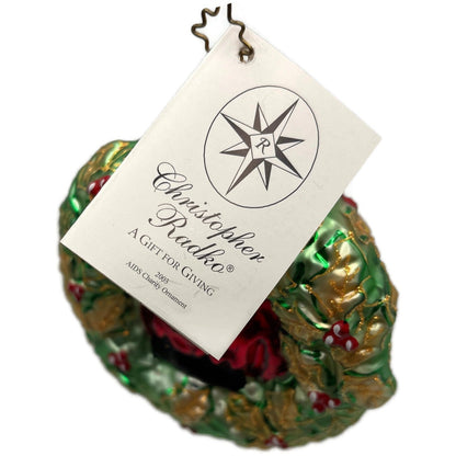 Christopher Radko A Gift For Giving Santa Christmas Tree Ornament 1010306