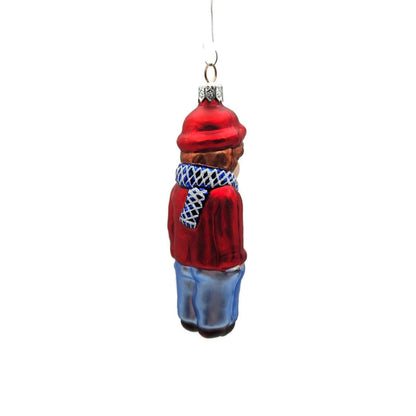 Patricia Breen Henry The Victorian Boy Auburn Hair Red Christmas Tree Ornament