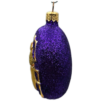 Patricia Breen Cleopatras Scarab Purple Gold Bug Glass Halloween Ornament 9709