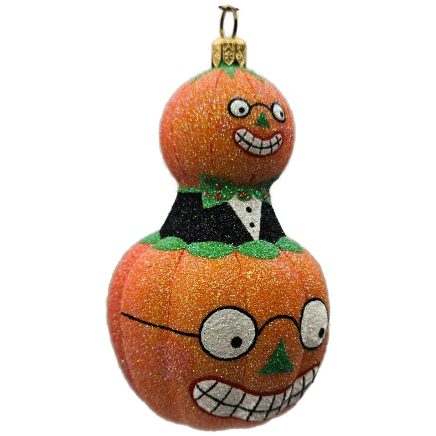 Patricia Breen Trick or Treaters Four Eyes Orange Pumpkin Halloween Ornament HCB