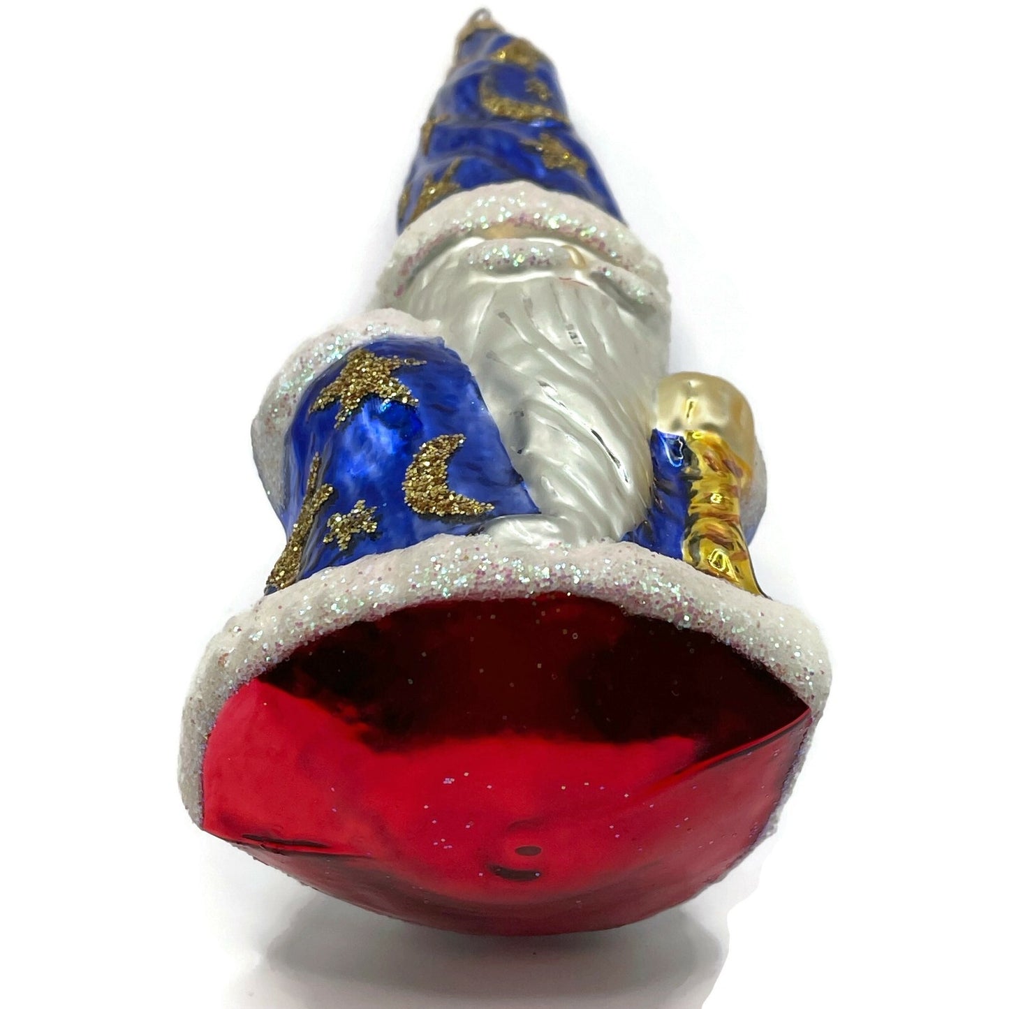 Christopher Radko Magic Munchkin Moon Wizard Blue Star Christmas Ornament 96-240