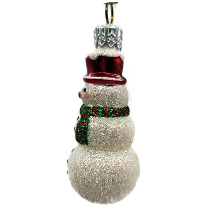 Patricia Breen The Littlest Snowman Stripe Scarf Red Hat Christmas Ornament 2327