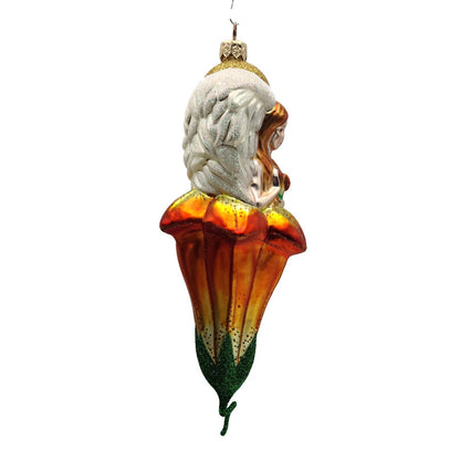 Patricia Breen Saint Susan Fireking Lily Flowers Spring Christmas Tree Ornament