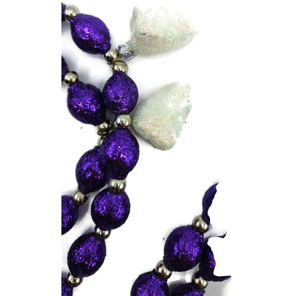 Patricia Breen Tooth Garland White Purple One of a Kind Complimentary Ornament