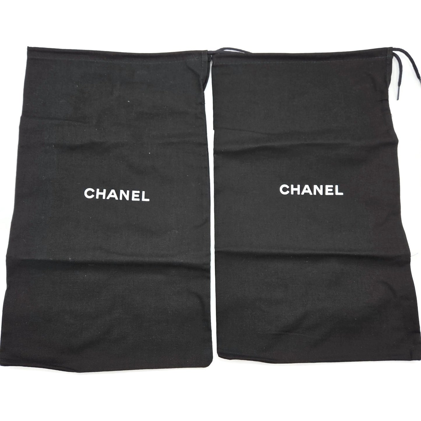 Chanel Black Patent Leather Moccasins Loafers Womens EU 40 / US 10B + Dust Bags