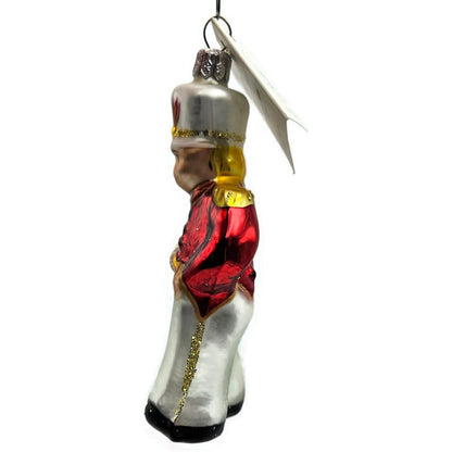 Christopher Radko Toy Soldier Red Uniform Marching Band Christmas Tree Ornament