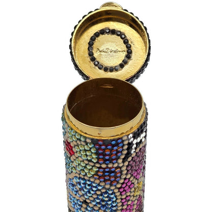Judith Leiber Crystal Life Saver Candy Mint Container Retired Multicolor Rare