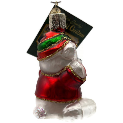 Old World Christmas Baby's 1st Christmas Teddy Bear OWC Christmas Tree Ornament