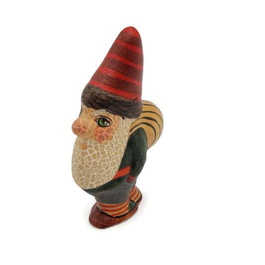 Vaillancourt Santas Little Helper Chalkware Folk Art Christmas Holiday Figurine