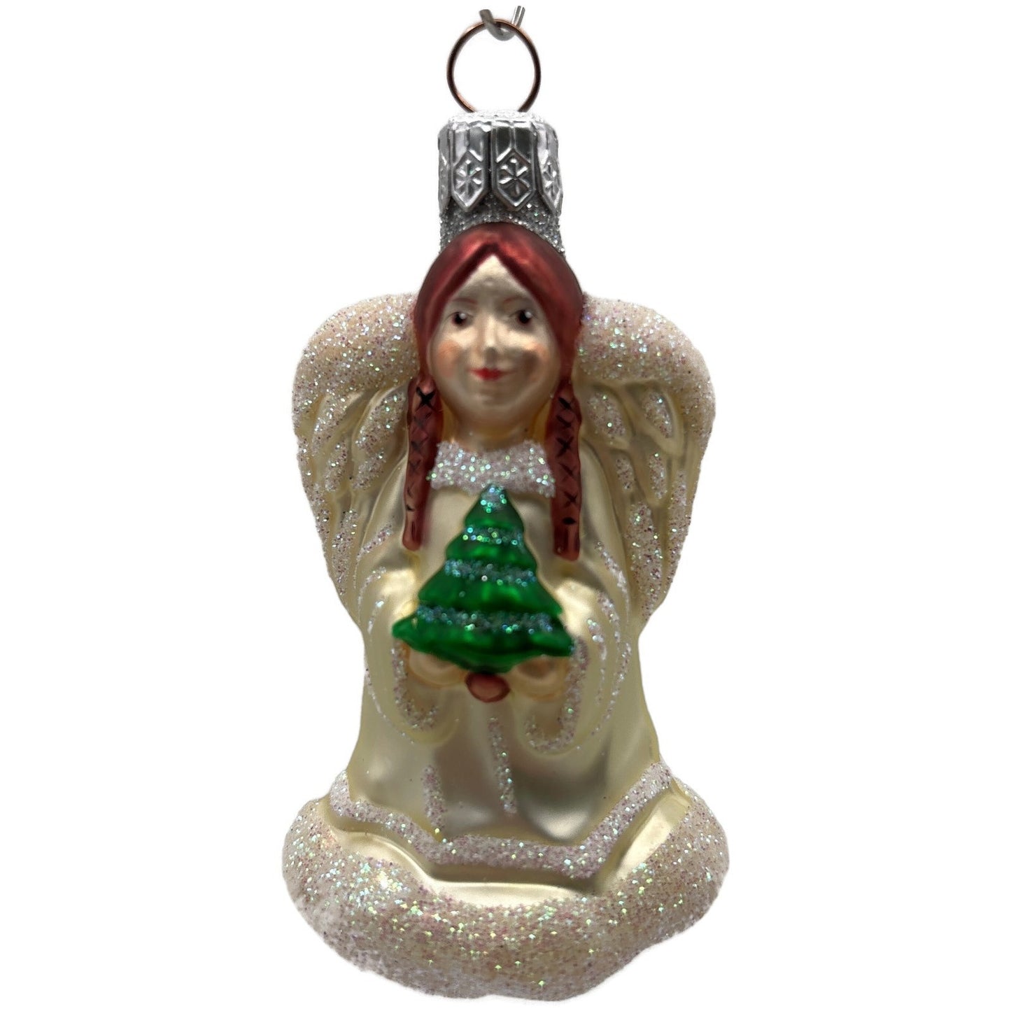 Patricia Breen Angel from Quartet of Angels Tree Green Christmas Tree Ornament
