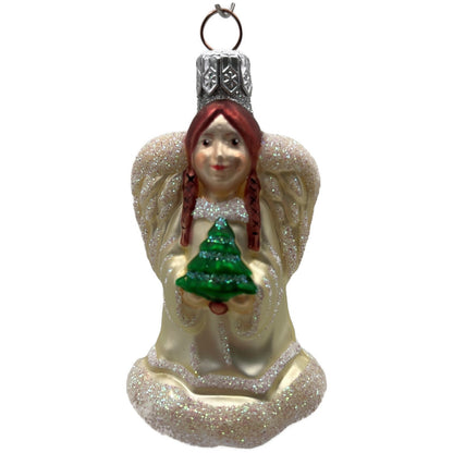 Patricia Breen Angel from Quartet of Angels Tree Green Christmas Tree Ornament