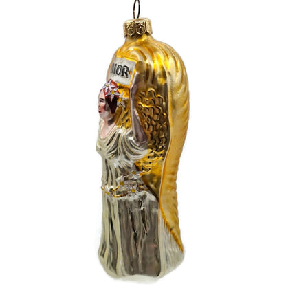 Patricia Breen Amor Angel Pearl Dress Gold Wings Christmas Tree Ornament Museum