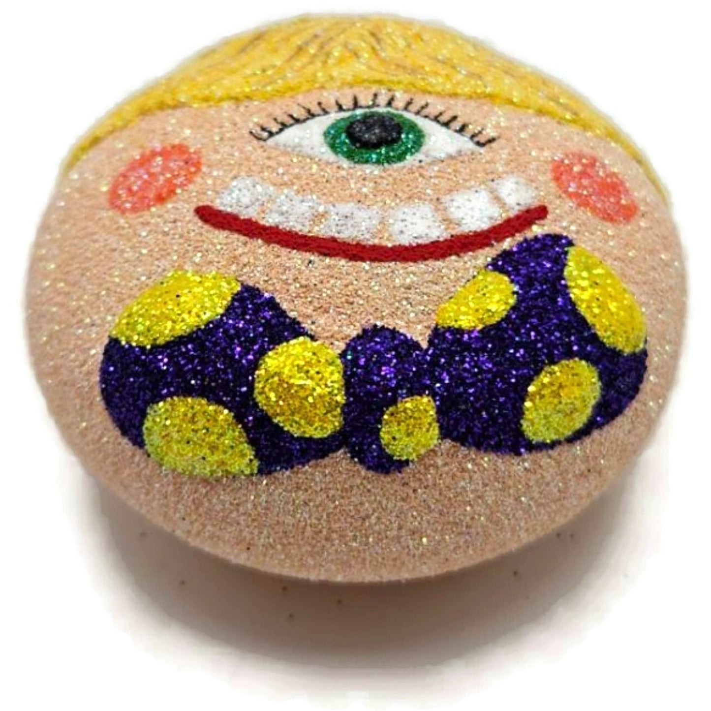 Patricia Breen Dracula Medallion Cyclops Glass Halloween Christmas Ornament 2413