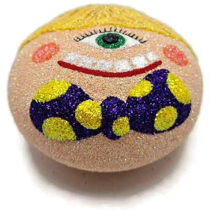 Patricia Breen Dracula Medallion Cyclops Glass Halloween Christmas Ornament 2413