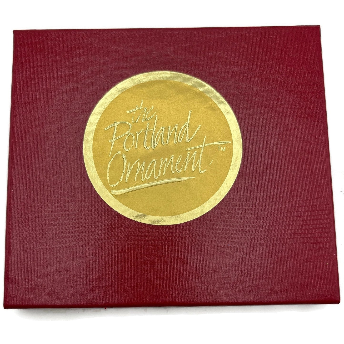 Portland Ornament 1997 Historic Benson Hotel 85th Anniversary Gold Plated Gift