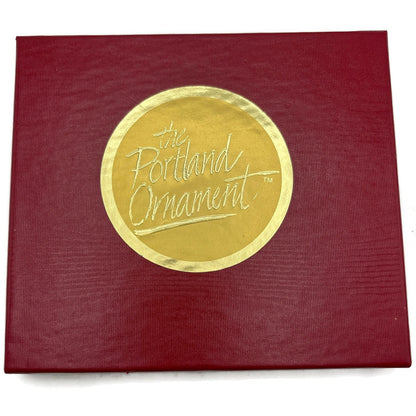 Portland Ornament 1997 Historic Benson Hotel 85th Anniversary Gold Plated Gift