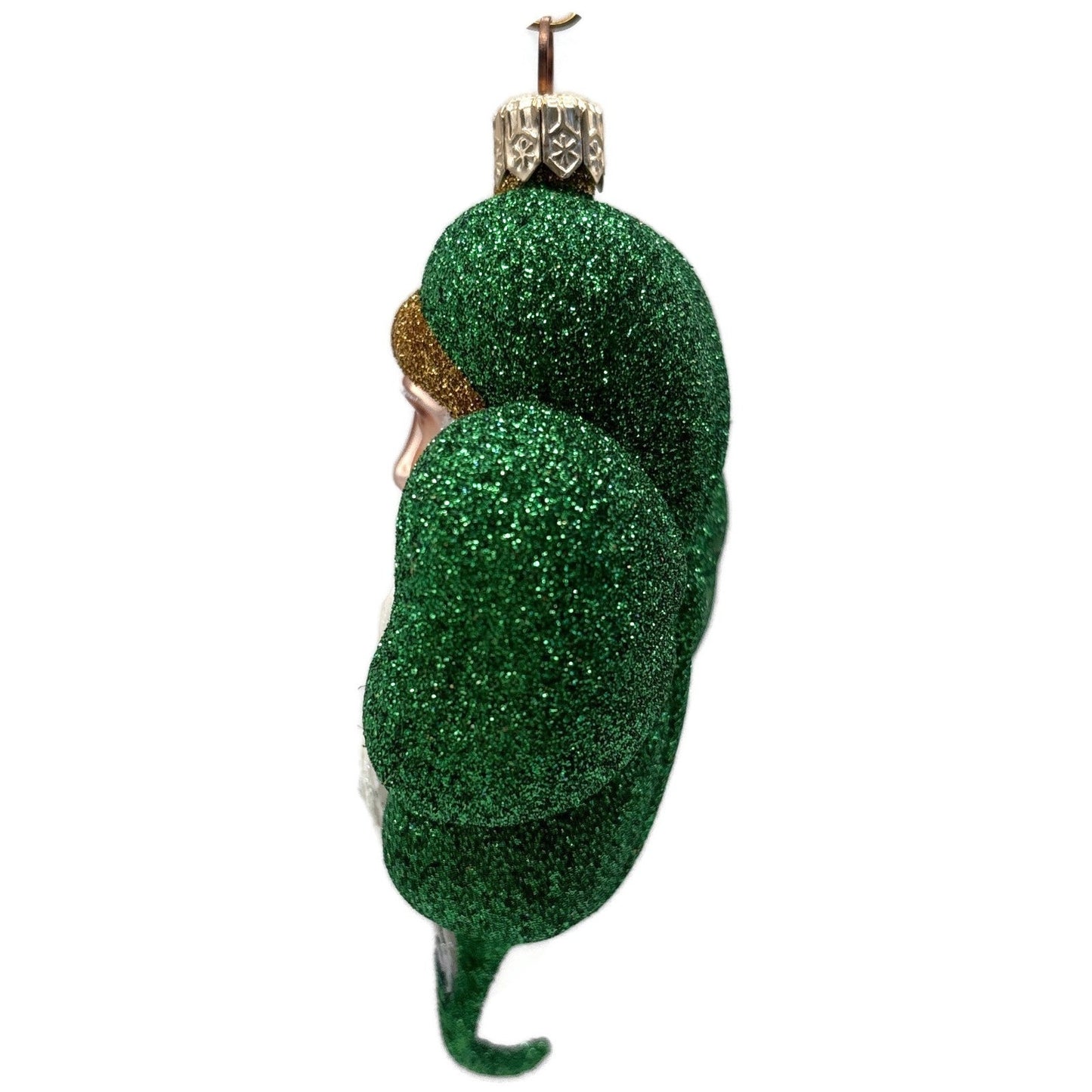Patricia Breen Eire Santa Green Shamrock St. Patrick's Christmas Tree Ornament